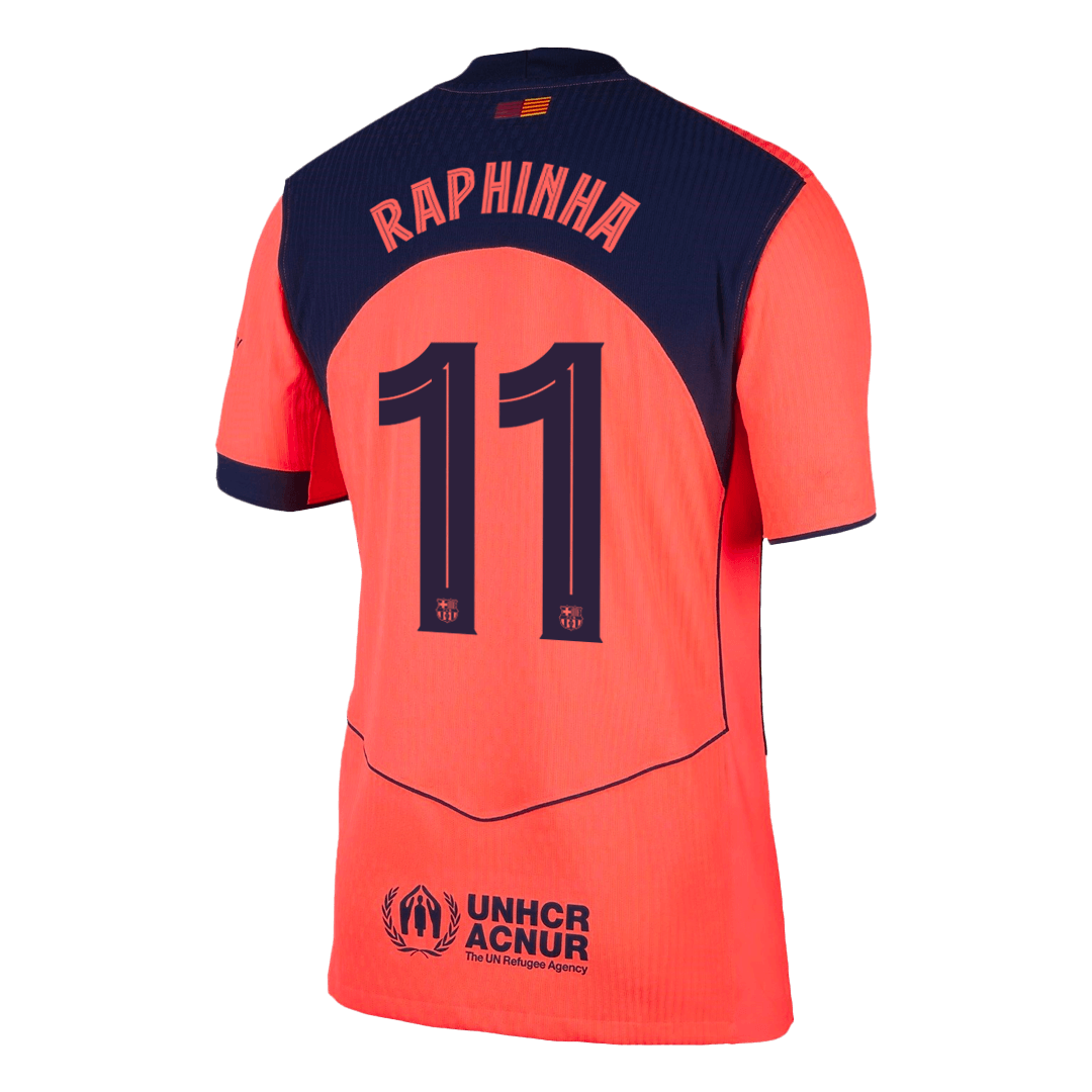 RAPHINHA #11 Barcelona Third Away Soccer Jersey 2025/26 - UCL Player Version - Soccerdeal