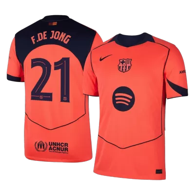 F.DE JONG #21 Barcelona Third Away Soccer Jersey 2025/26 -UCL - Soccerdeal