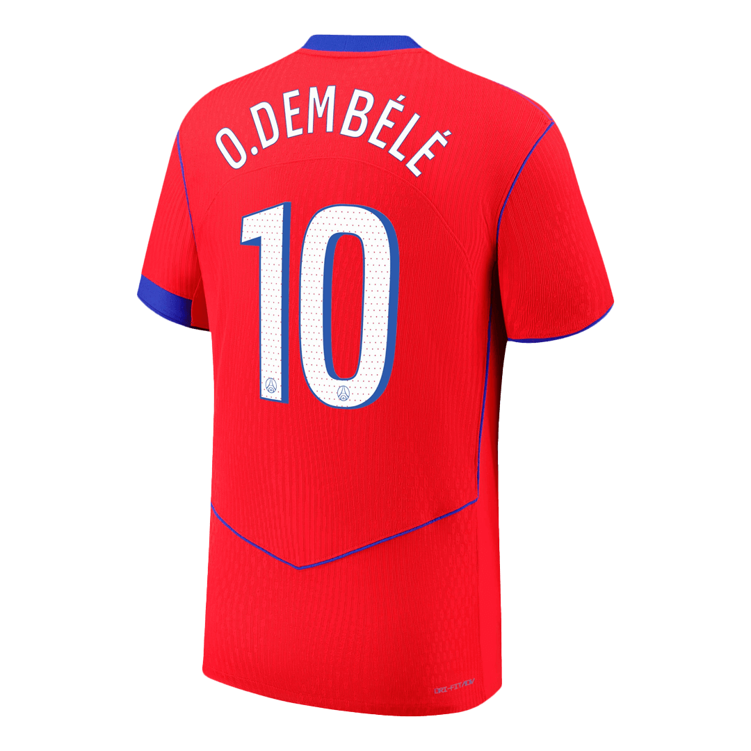 Authentic O.DEMBÉLÉ #10 PSG Third Away Soccer Jersey 2025/26 - Soccerdeal