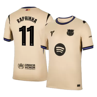 RAPHINHA #11 Barcelona Away Soccer Jersey 2025/26 -UCL - Soccerdeal