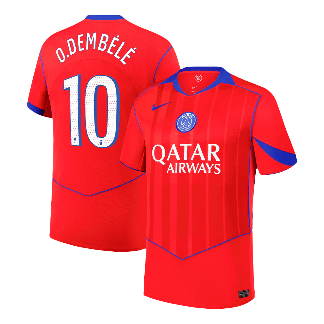 O.DEMBÉLÉ #10 PSG Third Away Soccer Jersey 2025/26 - Soccerdeal