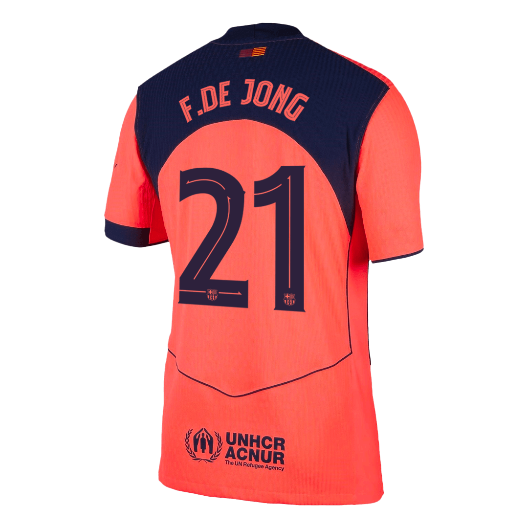 F.DE JONG #21 Barcelona Third Away Soccer Jersey 2025/26 - UCL Player Version - Soccerdeal