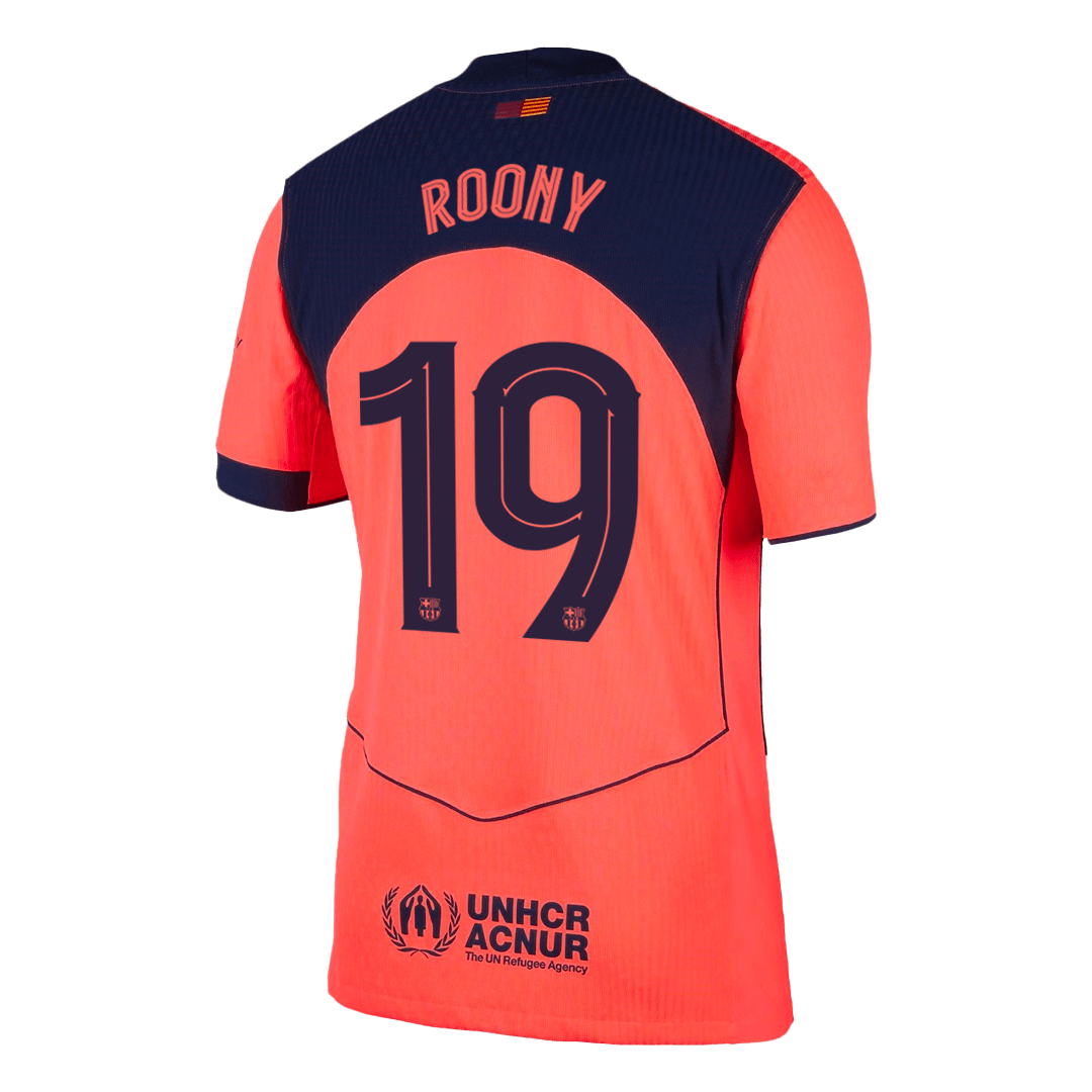 ROONY #19 Barcelona Third Away Soccer Jersey 2025/26 - UCL Player Version - Soccerdeal