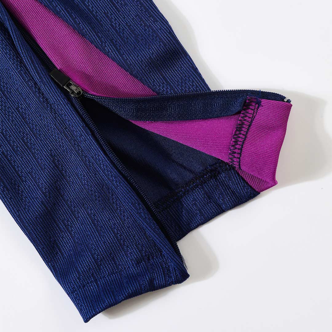 Kid's Barcelona Zipper Sweatshirt Kit(Top+Pants) 2025/26 - Soccerdeal