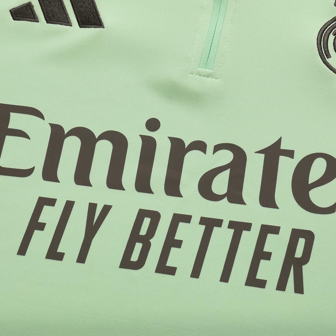 Kid's Real Madrid Zipper Sweatshirt Kit(Top+Pants) 2025/26 - Soccerdeal