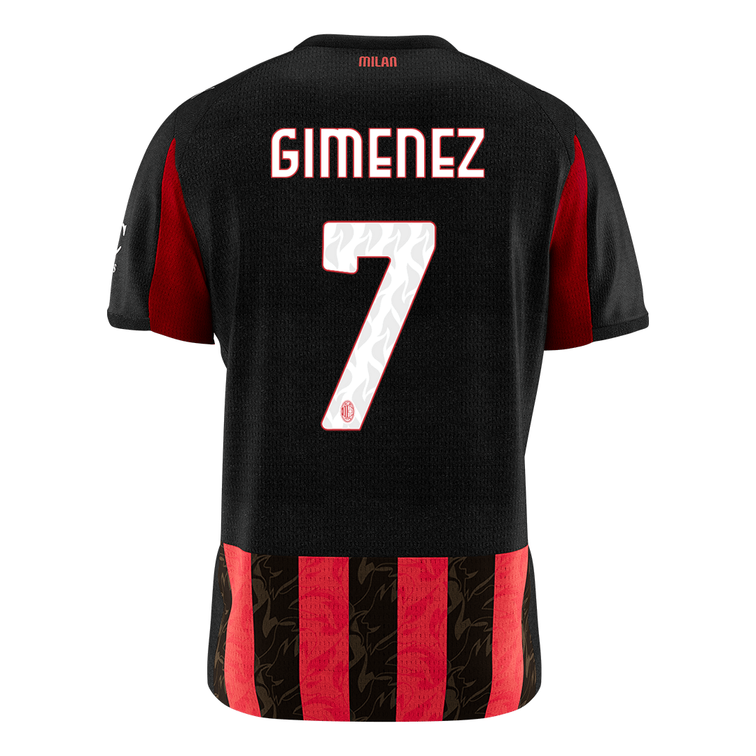 GIMENEZ #7 AC Milan 
 Home Soccer Jersey 2025/26 - Soccerdeal