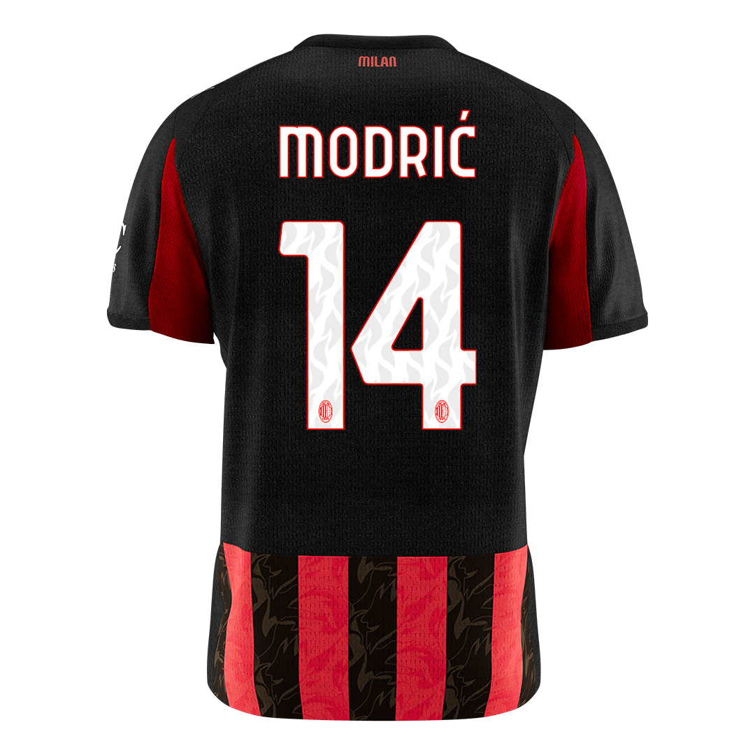 MODRIĆ #14 AC Milan Home Soccer Jersey 2025/26 - Soccerdeal