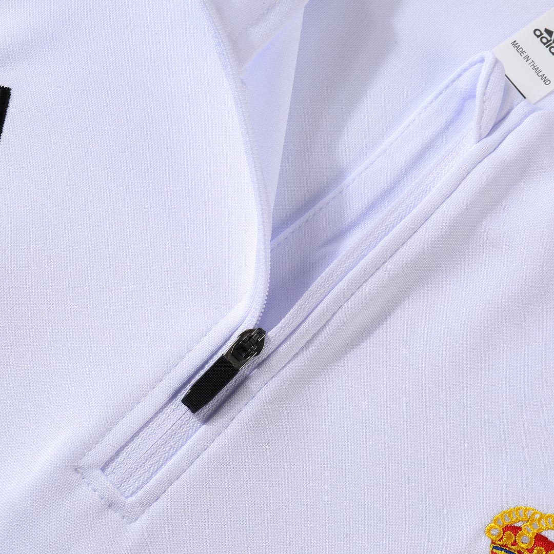 Real Madrid Zipper Sweatshirt Kit(Top+Pants) 2025/26 - Soccerdeal