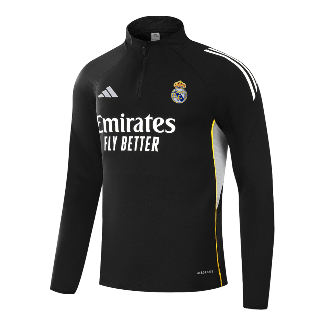 Kid's Real Madrid Zipper Sweatshirt Kit(Top+Pants) 2025/26 - Soccerdeal
