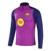 Kid's Barcelona Zipper Sweatshirt Kit(Top+Pants) 2025/26 - Soccerdeal