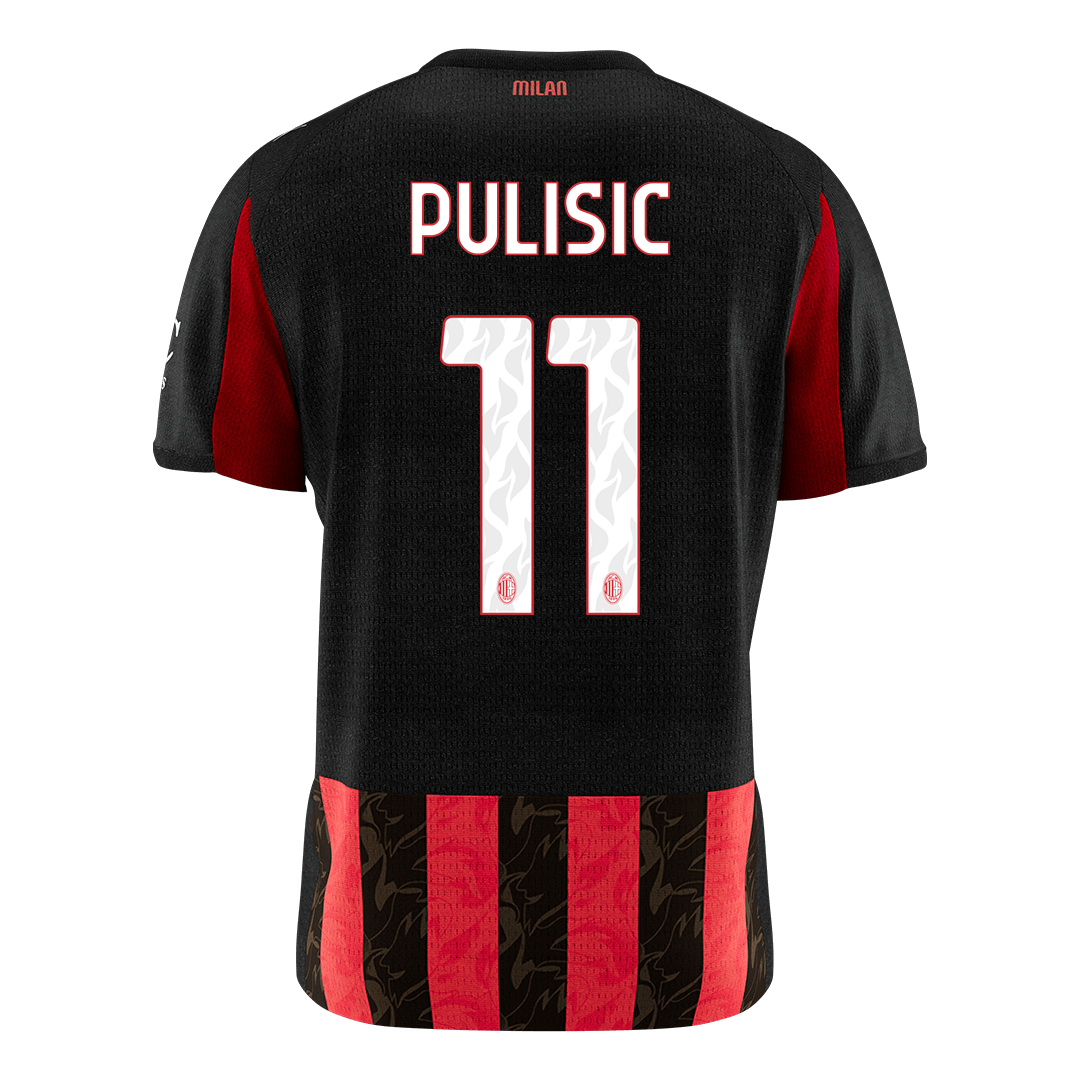 PULISIC #11 AC Milan 
 Home Soccer Jersey 2025/26 - Soccerdeal
