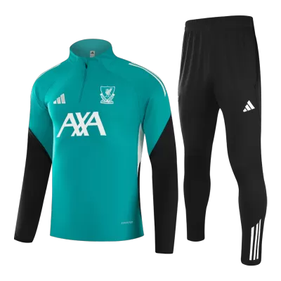 Kid's Liverpool Zipper Sweatshirt Kit(Top+Pants) 2025/26 - Soccerdeal