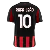 RAFA LEÃO #10 AC Milan 
 Home Soccer Jersey 2025/26 - Soccerdeal
