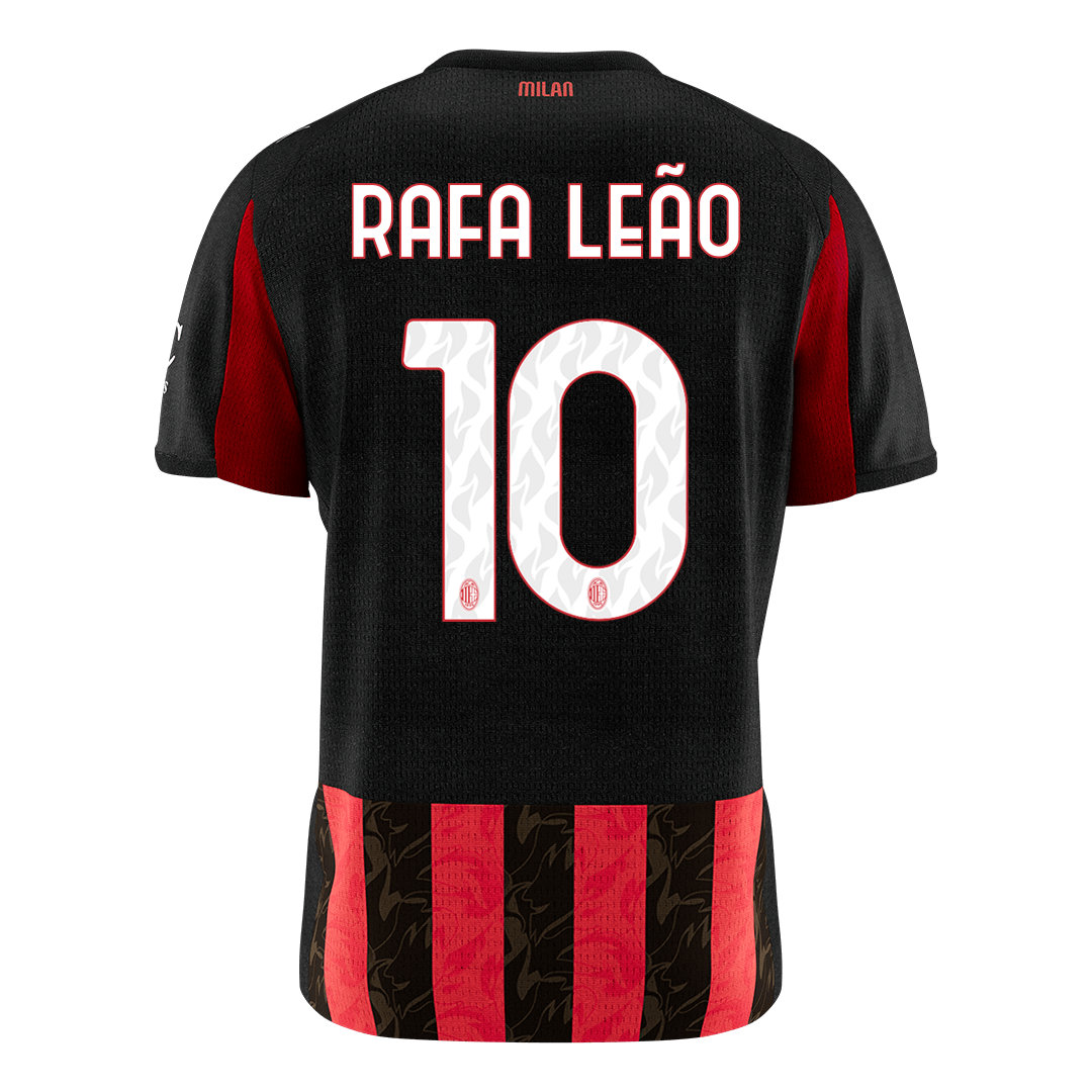 RAFA LEÃO #10 AC Milan 
 Home Soccer Jersey 2025/26 - Soccerdeal