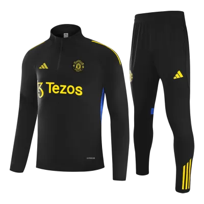 Kid's Manchester United Zipper Sweatshirt Kit(Top+Pants) 2025/26 - Soccerdeal
