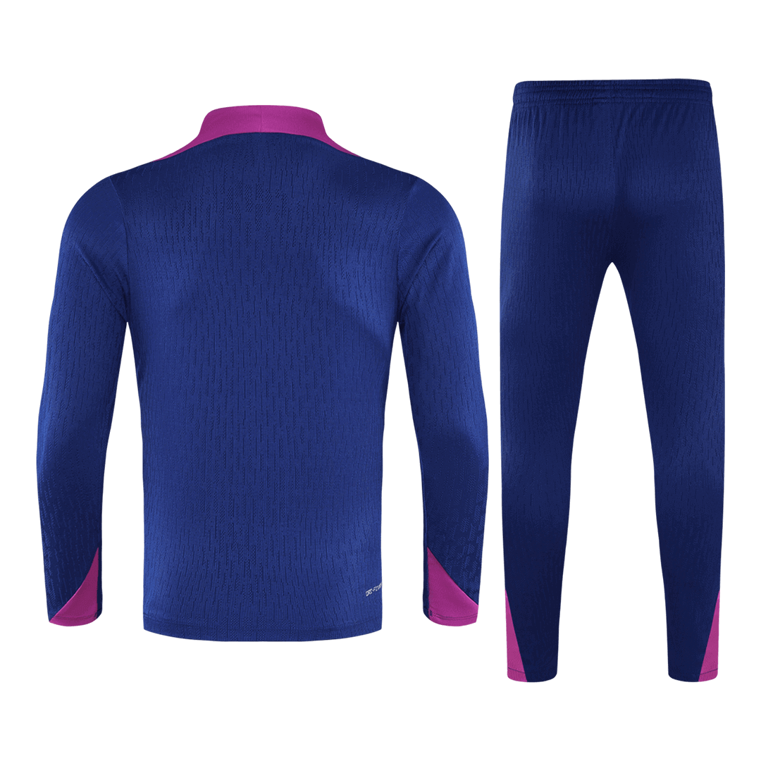 Barcelona Zipper Sweatshirt Kit(Top+Pants) 2025/26 - Soccerdeal