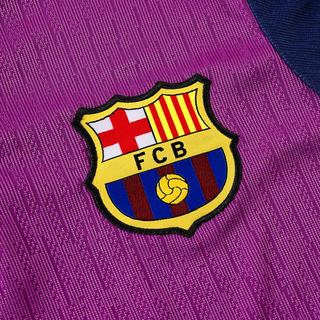 Barcelona Zipper Sweatshirt Kit(Top+Pants) 2025/26 - Soccerdeal
