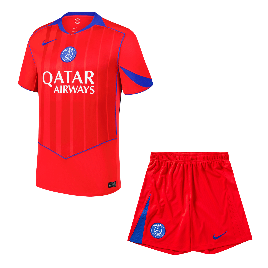 PSG Third Away Soccer Jersey Kit(Jersey+Shorts) 2025/26 - Soccerdeal