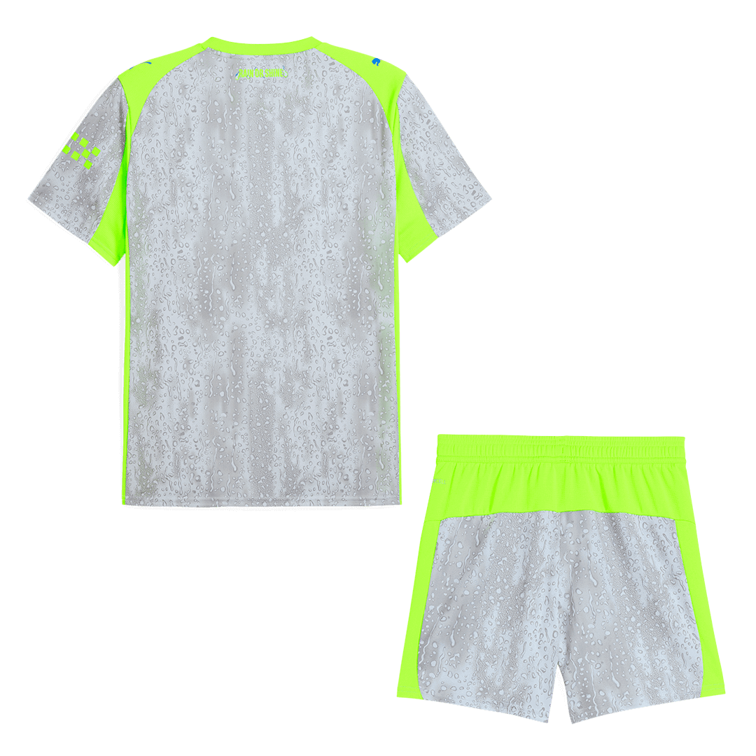 Manchester City Third Away Soccer Jersey Kit(Jersey+Shorts) 2025/26 - Soccerdeal