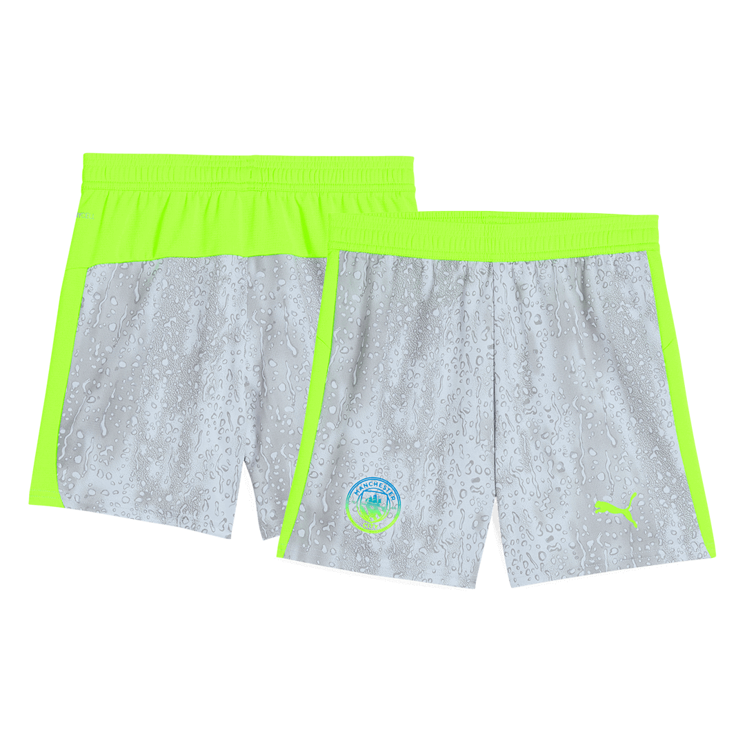 Manchester City Third Away Soccer Shorts 2025/26 - Soccerdeal