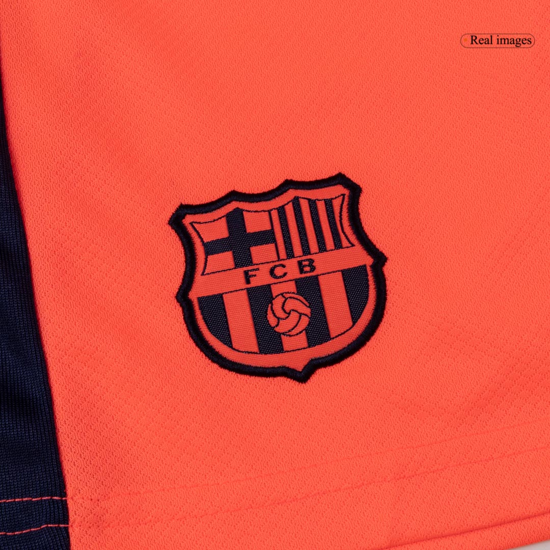 Kid's Barcelona Third Away Soccer Jersey 2025/26 - Soccerdeal