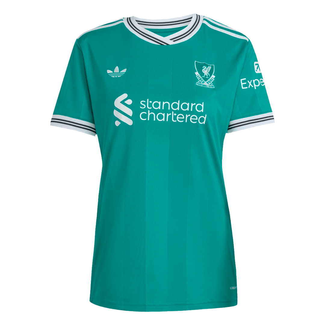 Women's Liverpool Third Away Soccer Jersey 2025/26 - Soccerdeal