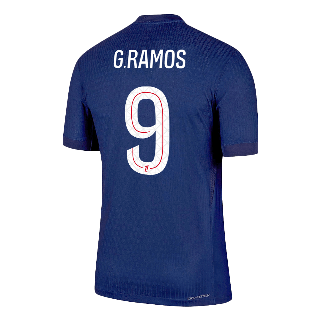 Authentic G.RAMOS #9 PSG Home Soccer Jersey 2025/26 - Soccerdeal