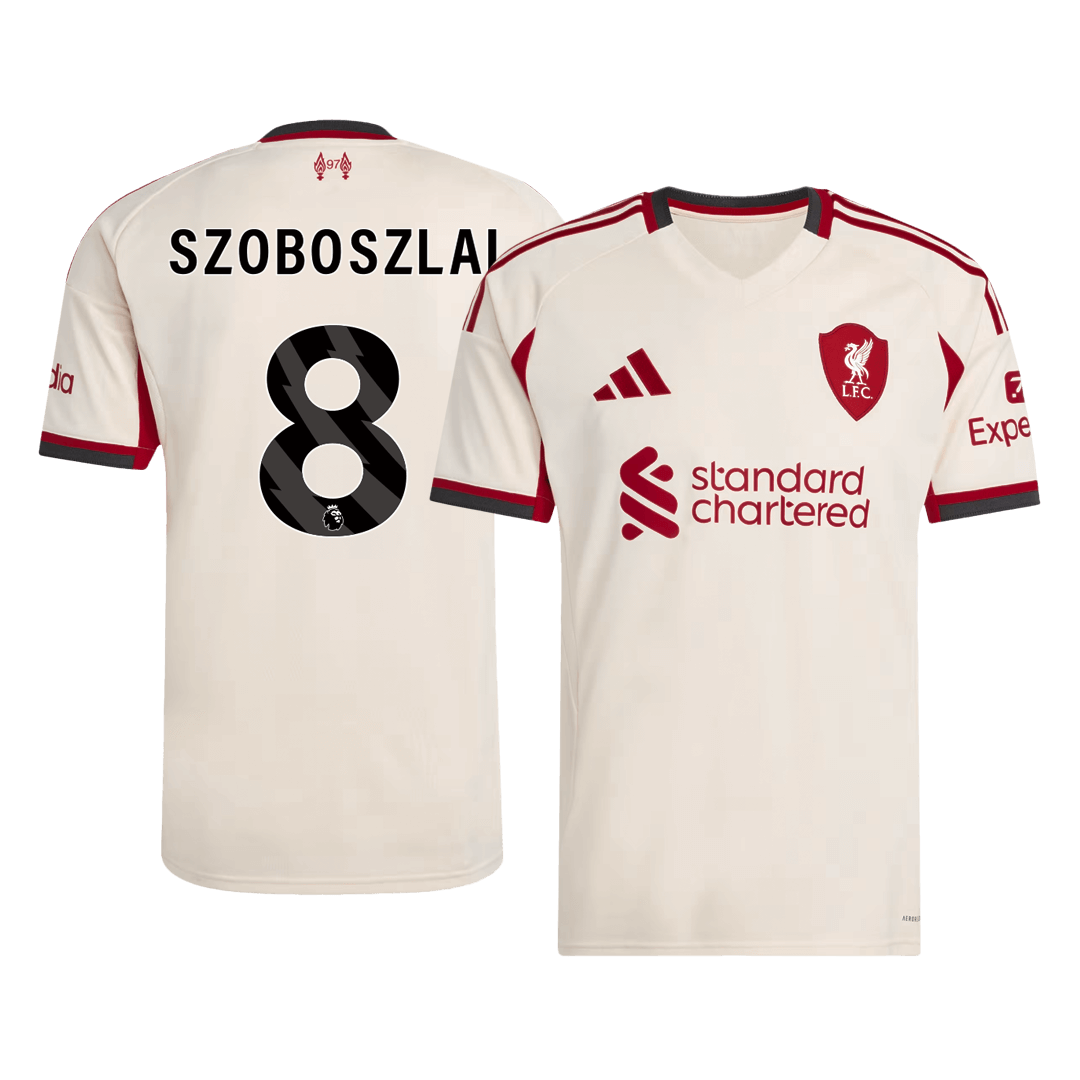SZOBOSZLAI #8 Liverpool Away Soccer Jersey 2025/26 - Soccerdeal