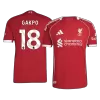 Authentic GAKPO #18 Liverpool Home Soccer Jersey 2025/26 - Soccerdeal