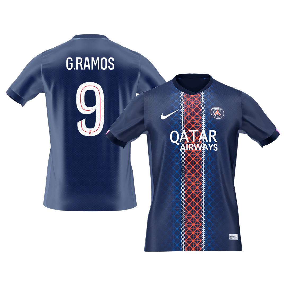 G.RAMOS #9 PSG Home Soccer Jersey 2025/26 - Soccerdeal