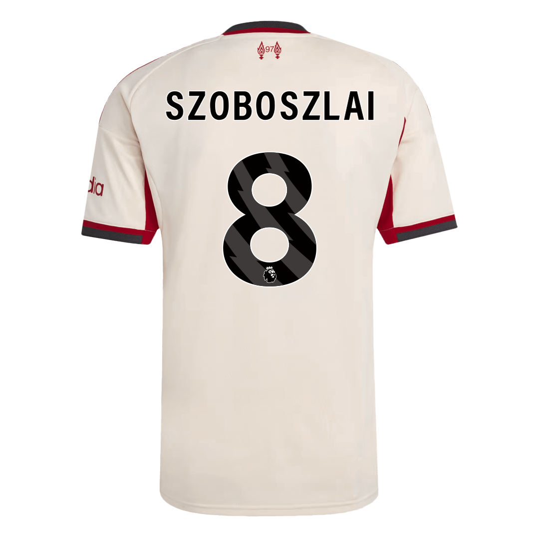 SZOBOSZLAI #8 Liverpool Away Soccer Jersey 2025/26 - Soccerdeal
