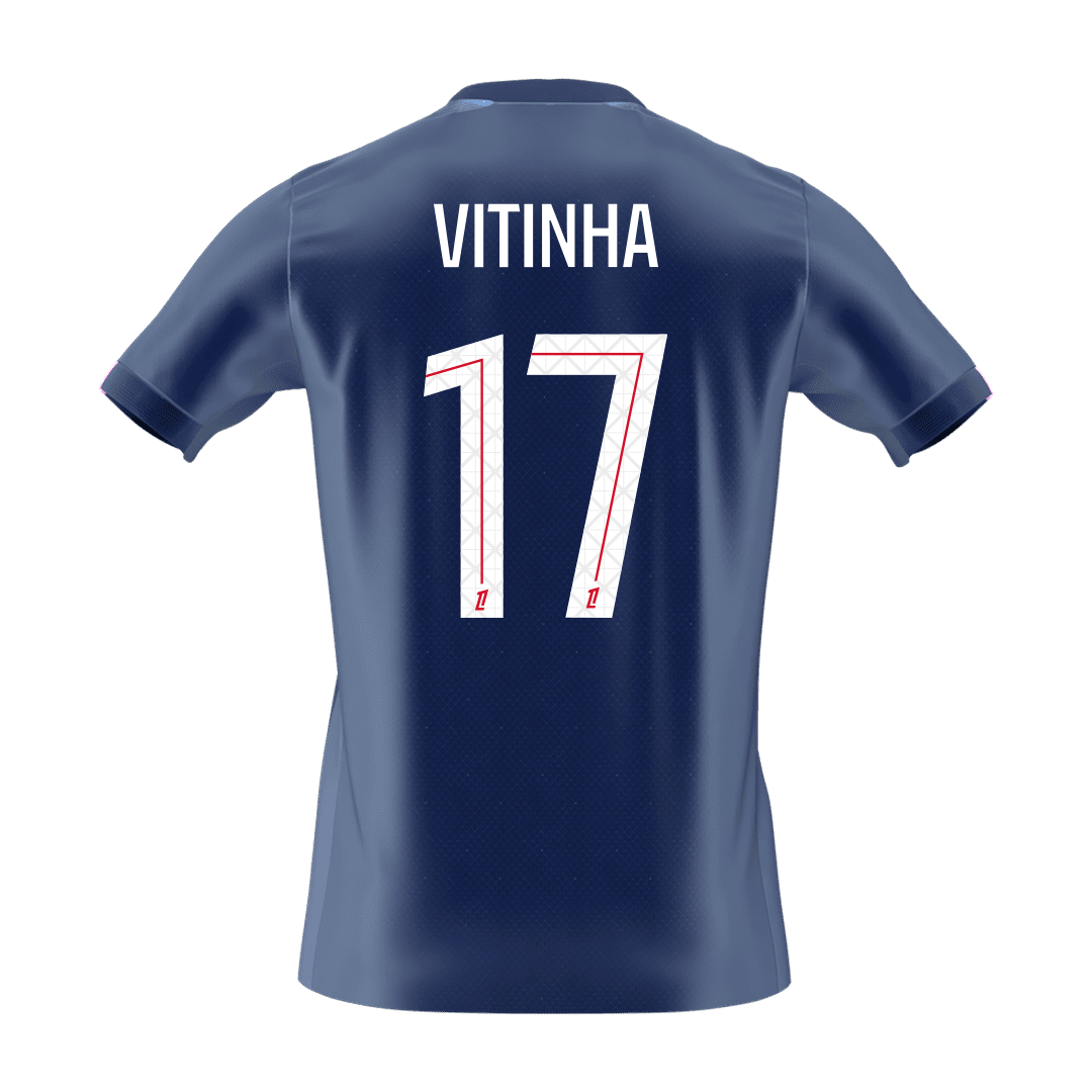 VITINHA #17 PSG Home Soccer Jersey 2025/26 - Soccerdeal