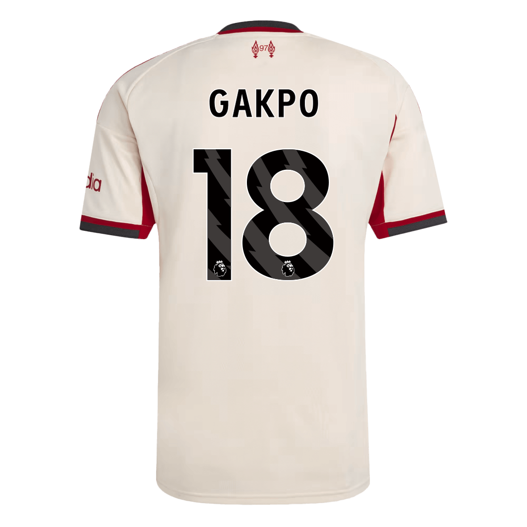GAKPO #18 Liverpool Away Soccer Jersey 2025/26 - Soccerdeal