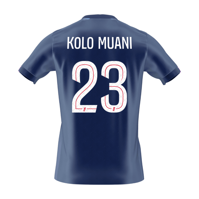 KOLO MUANI #23 PSG Home Soccer Jersey 2025/26 - Soccerdeal