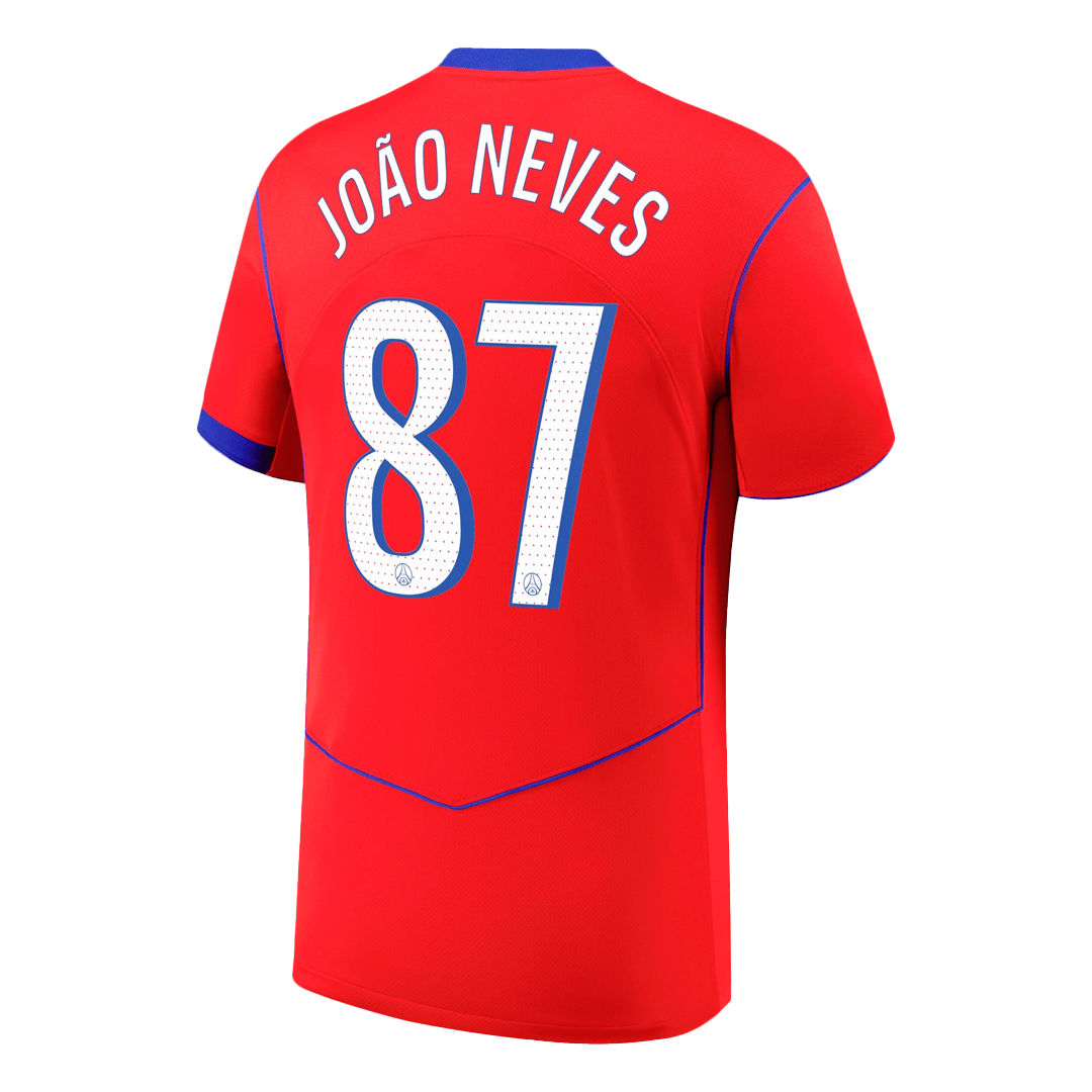 JOÃO NEVES #87 PSG Third Away Soccer Jersey 2025/26 - Soccerdeal