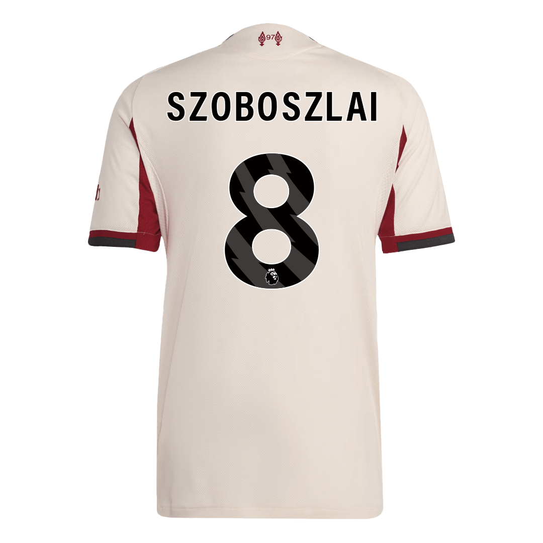 SZOBOSZLAI #8 Liverpool Away Soccer Jersey 2025/26 Player Version - Soccerdeal