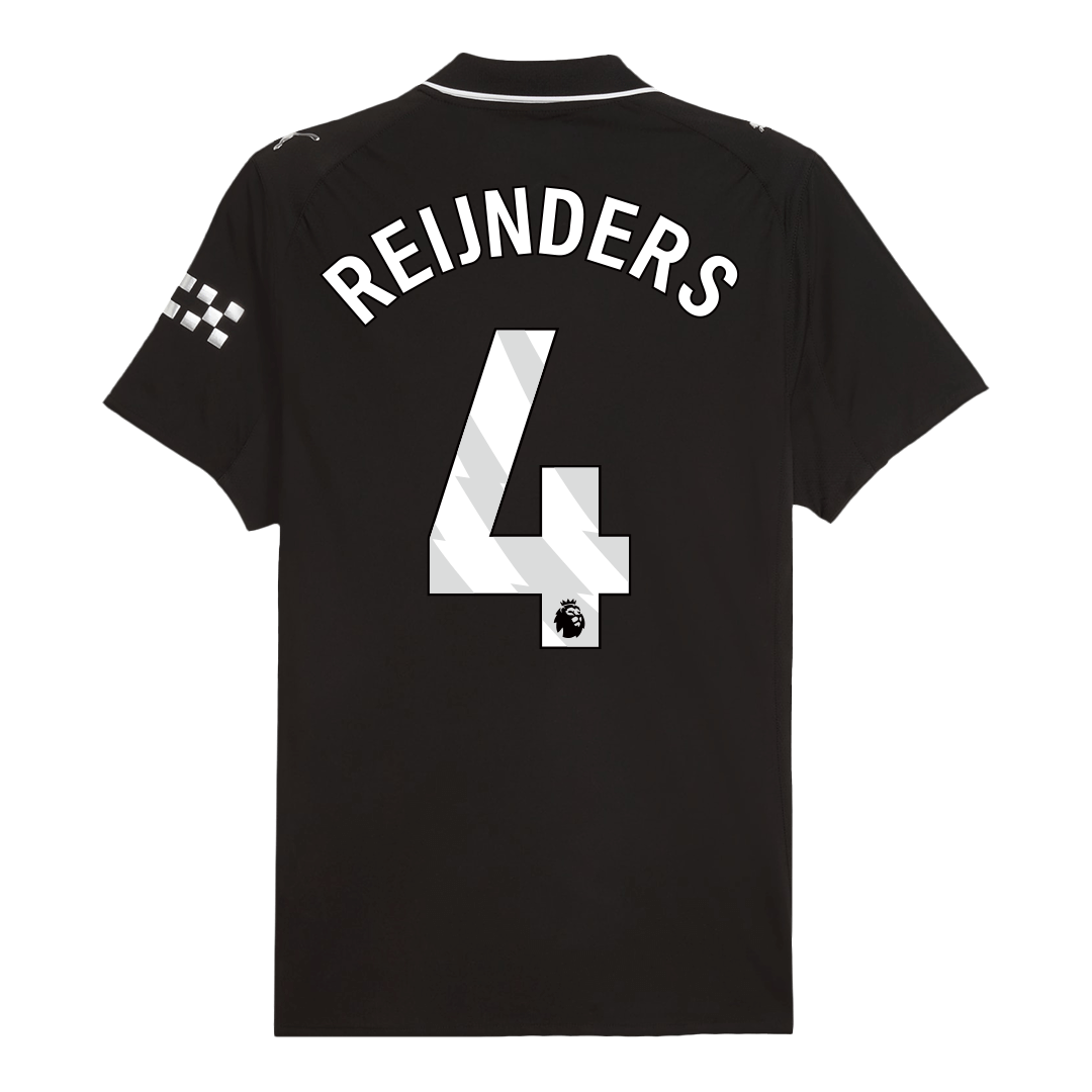 REIJNDERS #4 Manchester City Away Soccer Jersey 2025/26 Player Version - Soccerdeal