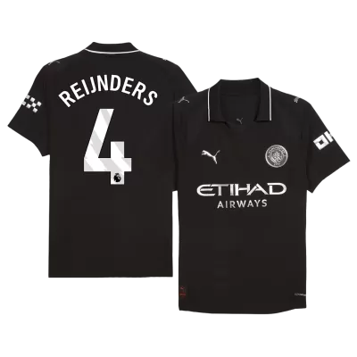 Authentic REIJNDERS #4 Manchester City Away Soccer Jersey 2025/26 - Soccerdeal