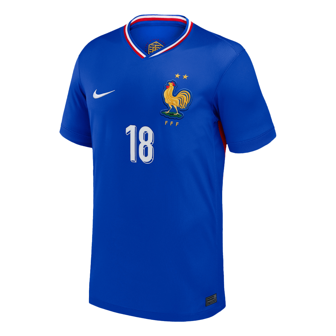 NKUNKU #18 France Home Soccer Jersey - Soccerdeal