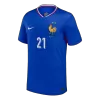 L.Hernandez #21 France Home Soccer Jersey 2024 - Soccerdeal