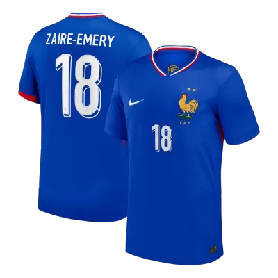 ZAIRE-EMERY #18 France Home Soccer Jersey 2024 - Soccerdeal