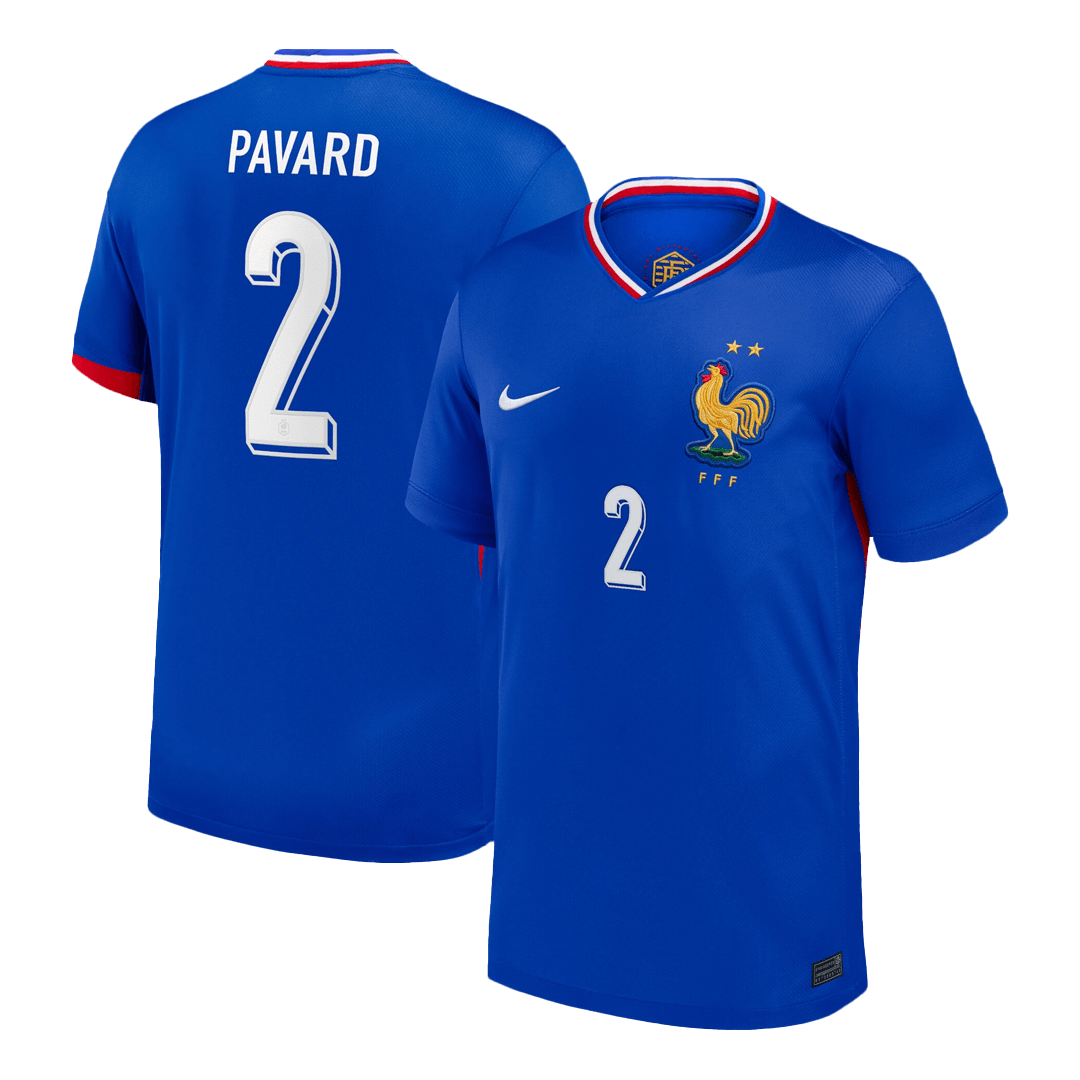 PAVARD #2 France Home Soccer Jersey - Soccerdeal