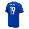 KALULU #19 France Home Soccer Jersey 2024 - Soccerdeal