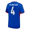 UPAMECANO #4 France Home Soccer Jersey 2024 - Soccerdeal