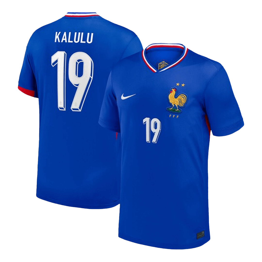 KALULU #19 France Home Soccer Jersey - Soccerdeal