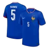 KOUNDE #5 France Home Soccer Jersey 2024 - Soccerdeal