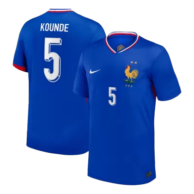 KOUNDE #5 France Home Soccer Jersey 2024 - Soccerdeal