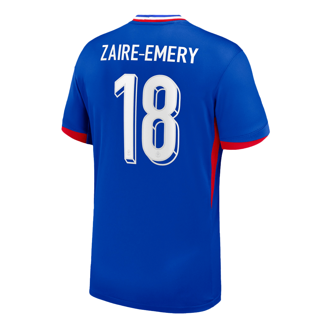 ZAIRE-EMERY #18 France Home Soccer Jersey - Soccerdeal