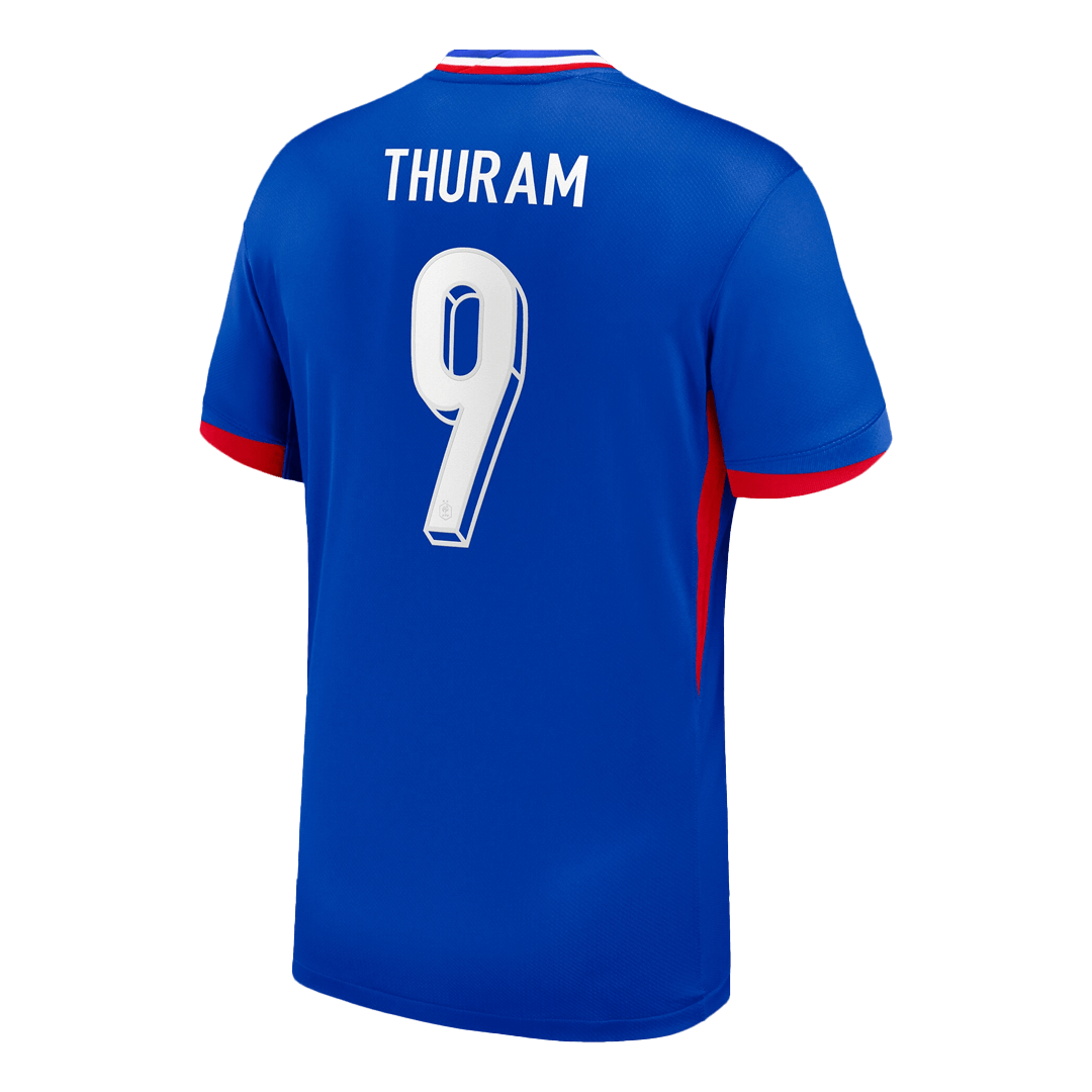 THURAM #9 France Home Soccer Jersey - Soccerdeal