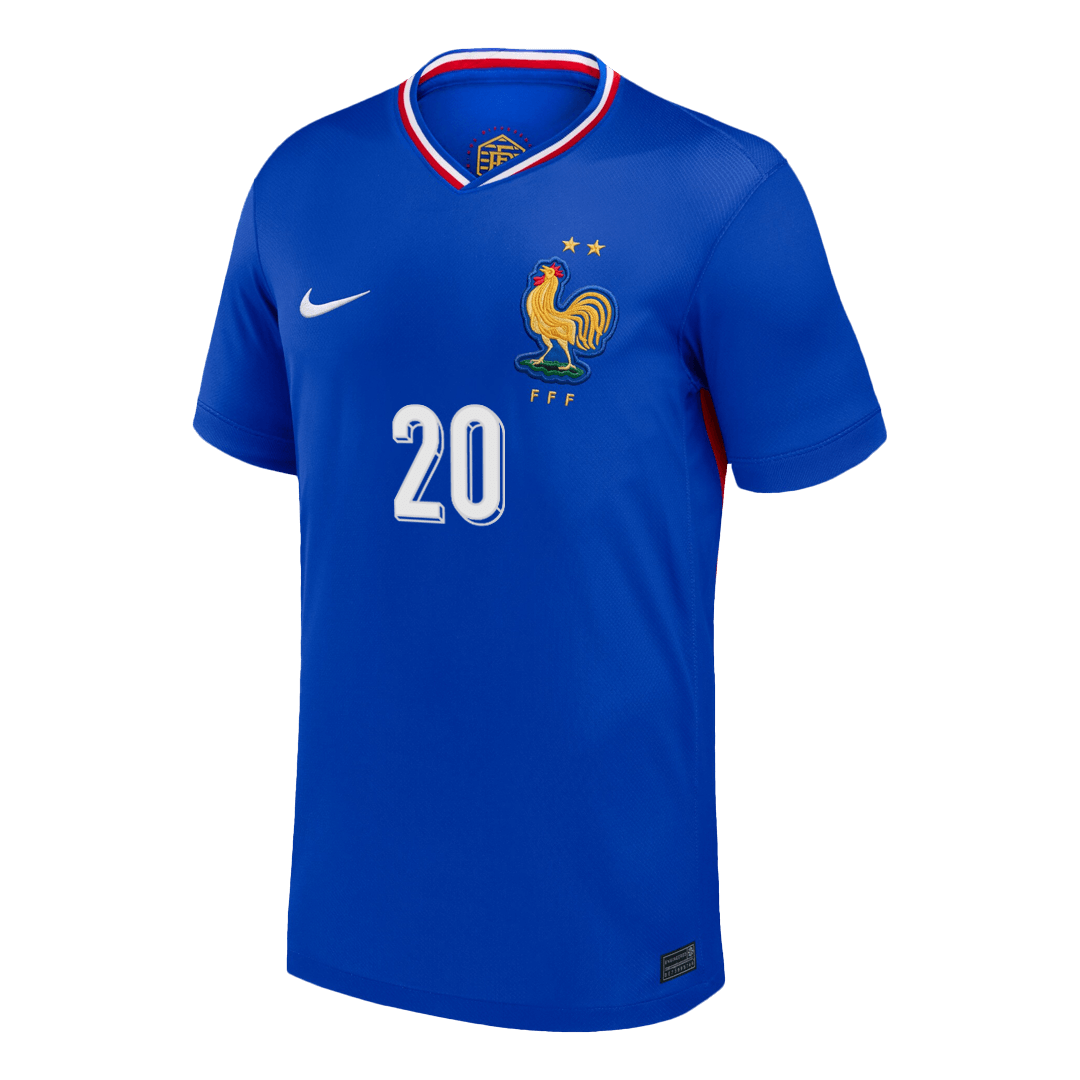 COMAN #20 France Home Soccer Jersey - Soccerdeal